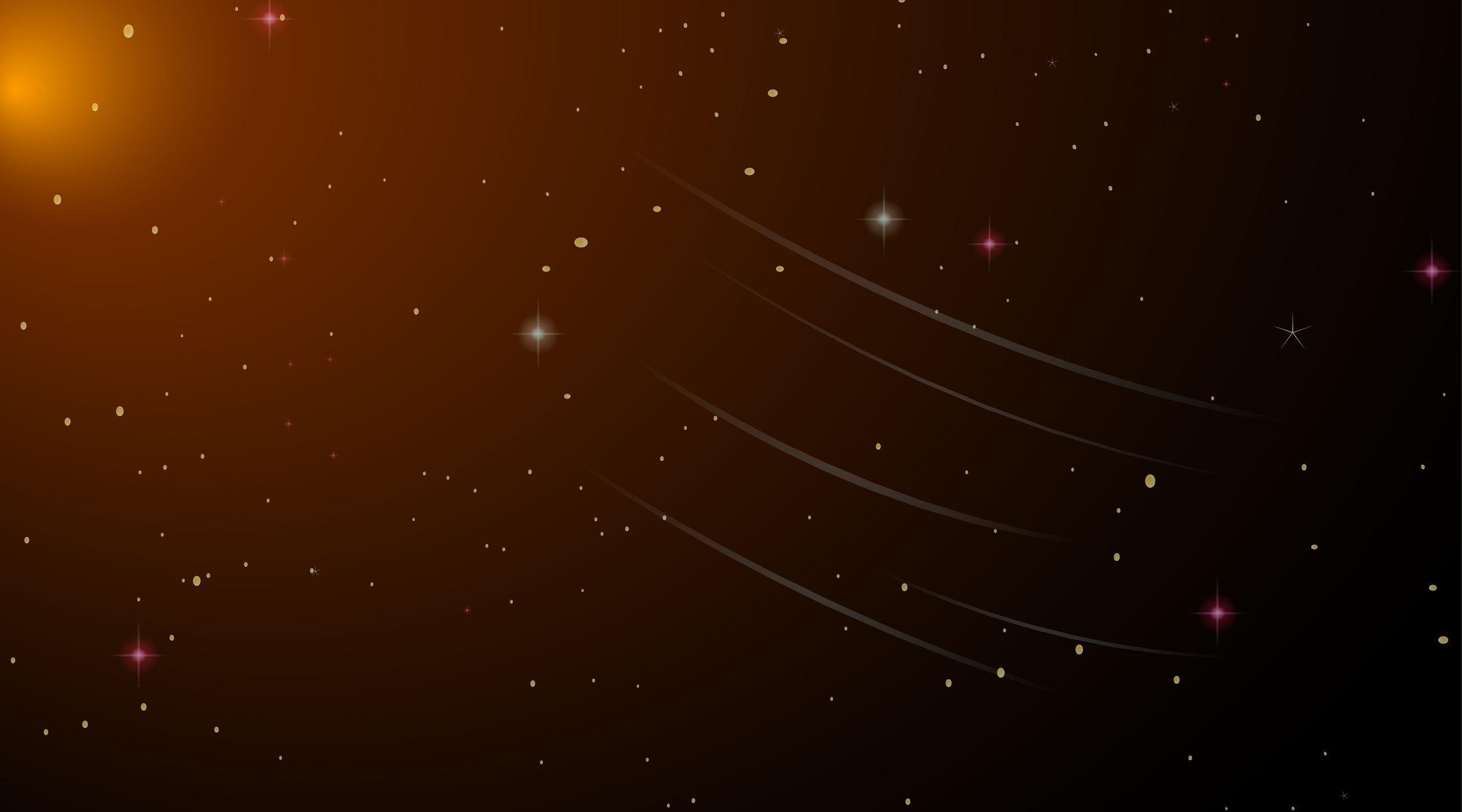 Blank space galaxy background