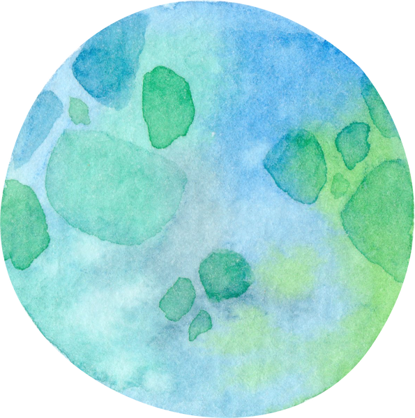 Watercolor Planet Earth Illustration