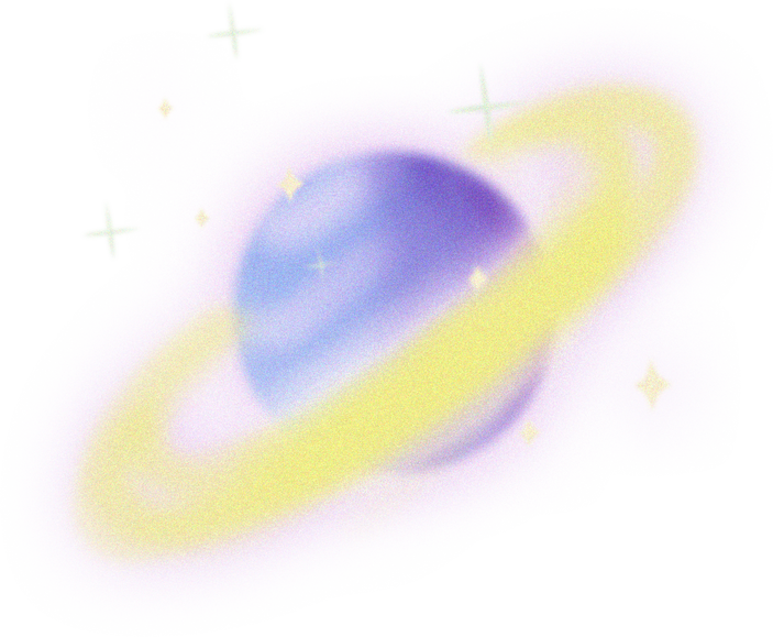 Grainy Gradient Planet