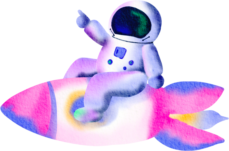 Space watercolor